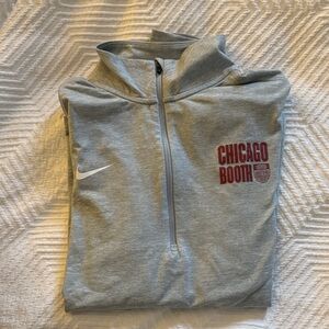 Nike Dry-Fit Chicago Booth Quarter-Zip Pullover size S
